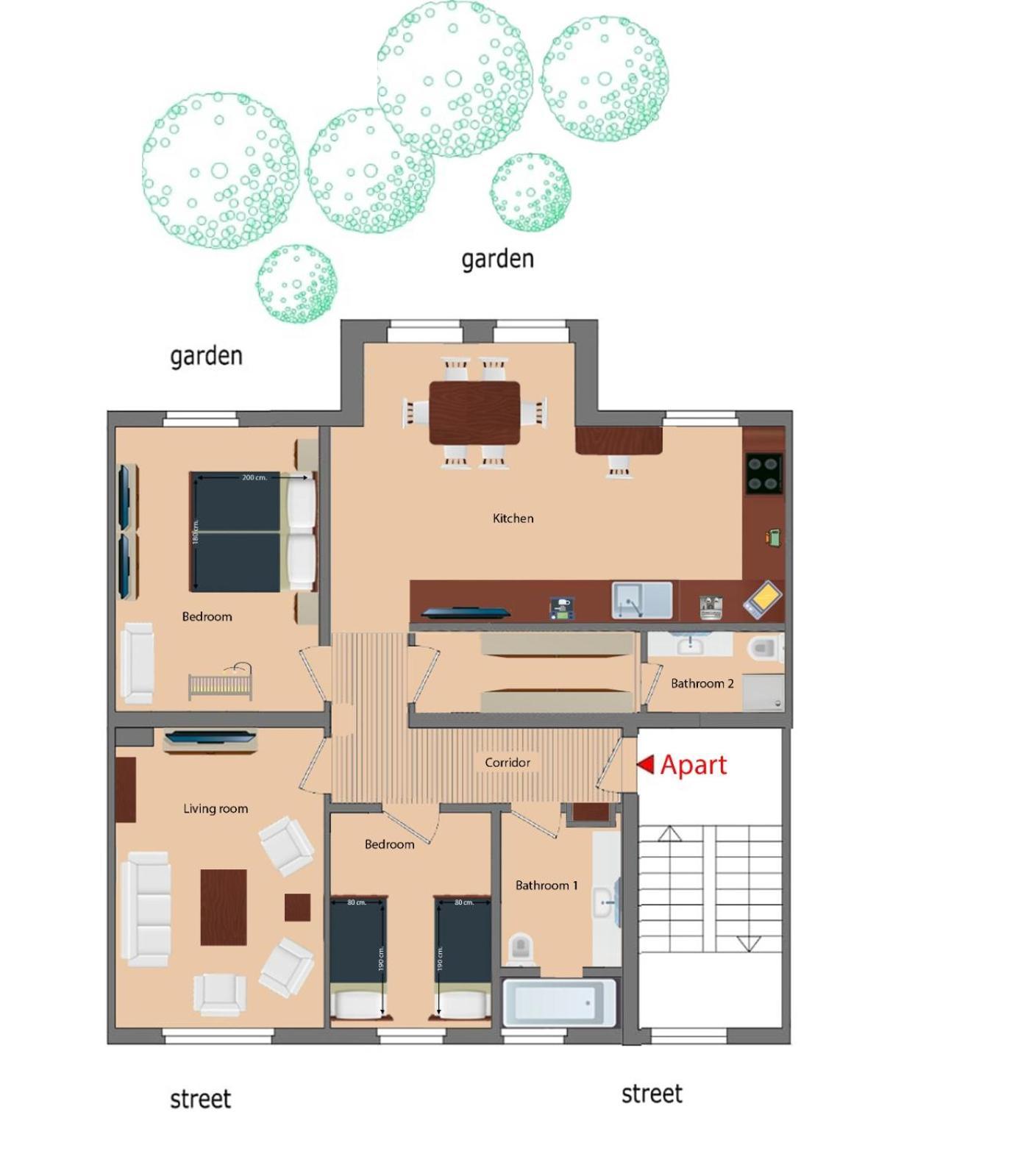 Golden Apartments Essen Dış mekan fotoğraf